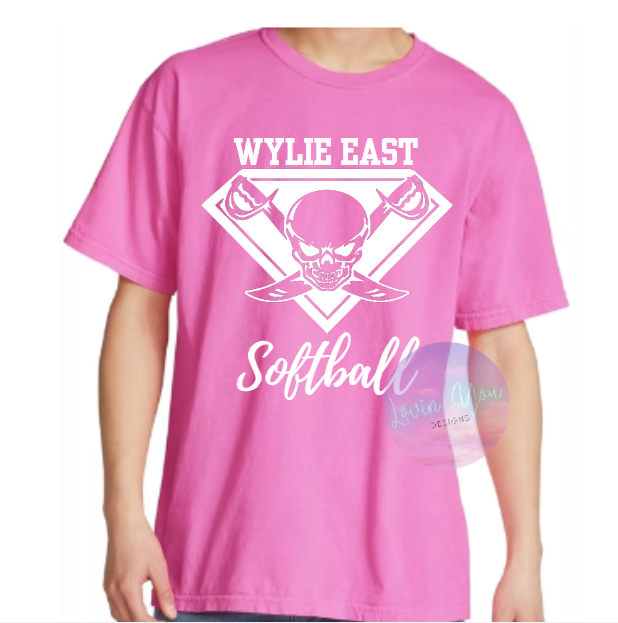 WYLIE EAST LADY RAIDERS ~ WYLIE EAST SOFTBALL LOGO