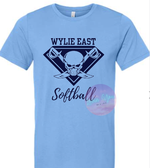 WYLIE EAST LADY RAIDERS ~ WYLIE EAST SOFTBALL LOGO