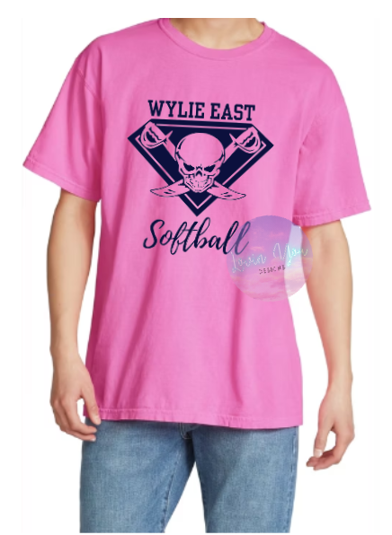 WYLIE EAST LADY RAIDERS ~ WYLIE EAST SOFTBALL LOGO