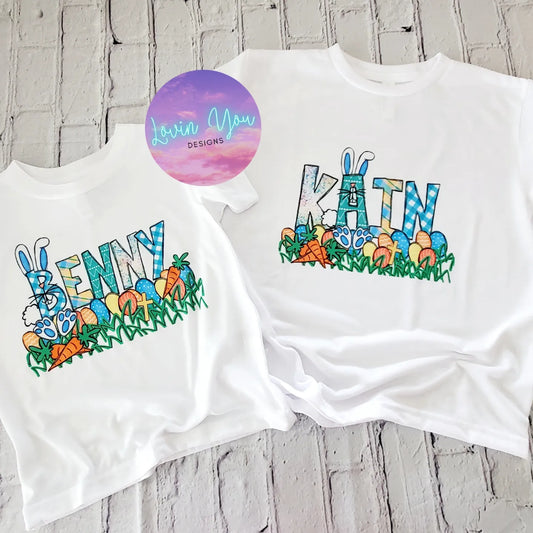 Easter~ Personalized Name Tee