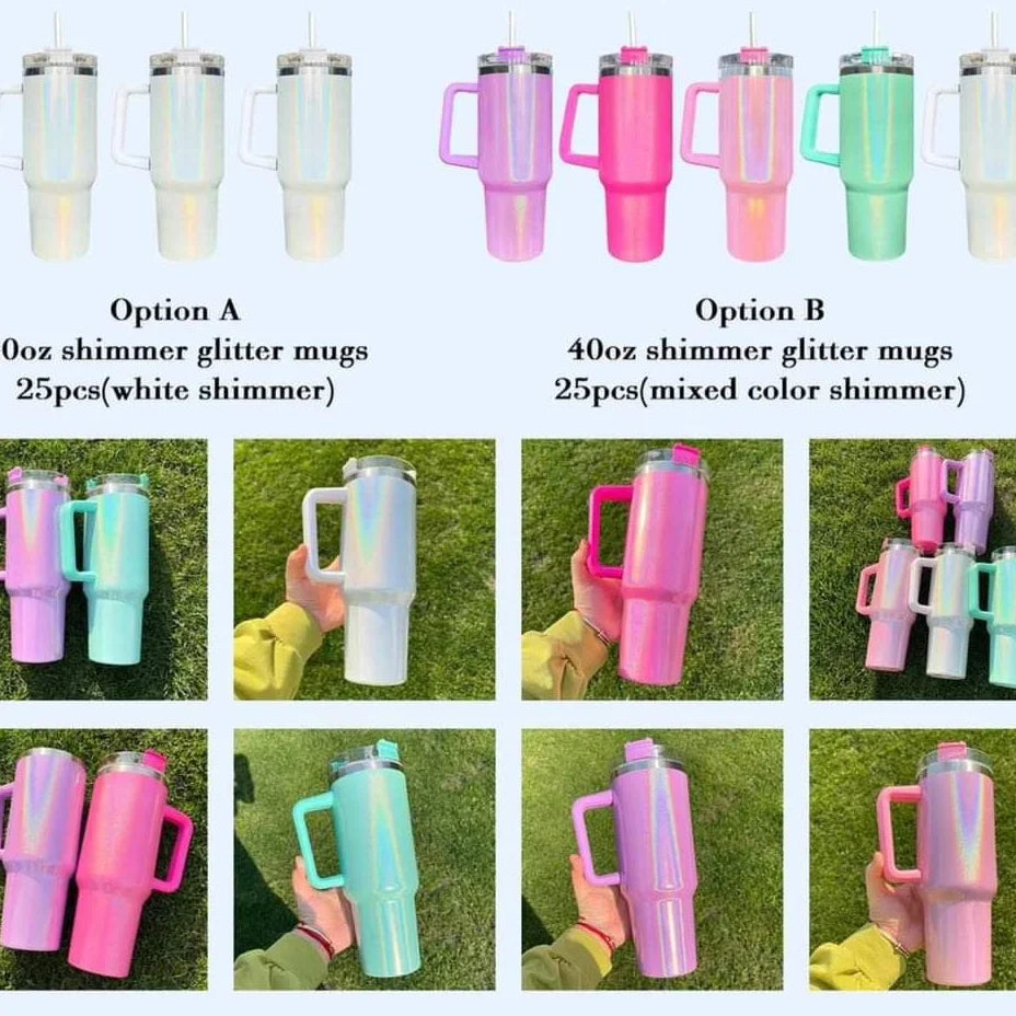 Pre Orders ~ Shimmer Glitter Tumblers